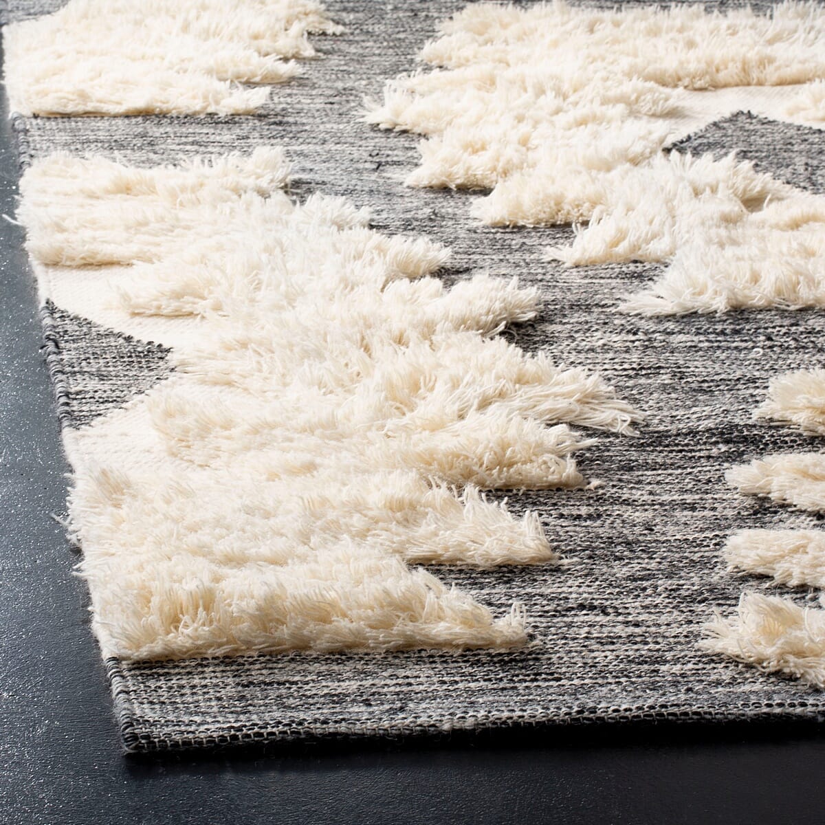 Safavieh Kenya Kny452Z Black / Ivory Rugs - Safavieh - kny452z - 6