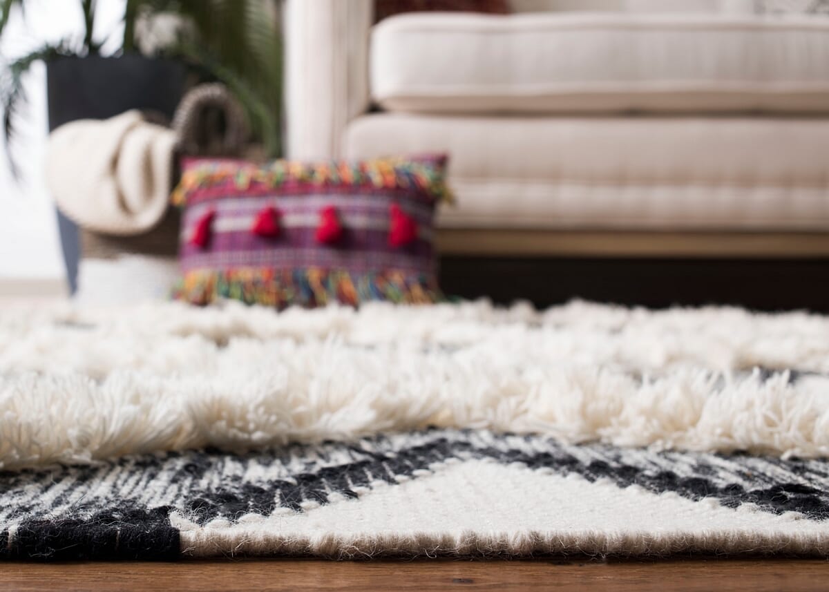Safavieh Kenya Kny454Z Black / Ivory Rugs - Safavieh - kny454z - 6