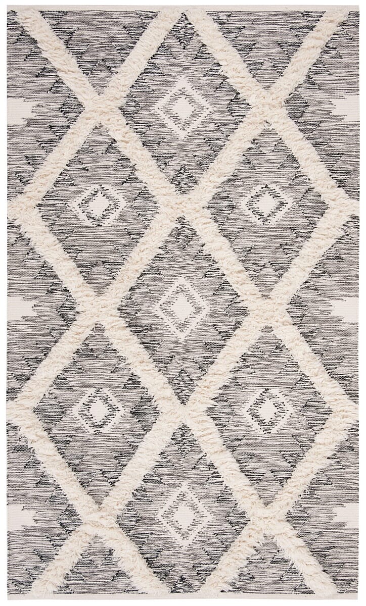Safavieh Kenya Kny455Z Black / Ivory Rugs - Safavieh - kny455z - 6