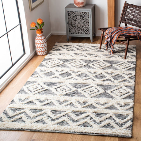 Safavieh Kenya Kny456A Ivory/Black Rug - Safavieh - kny456a - 8