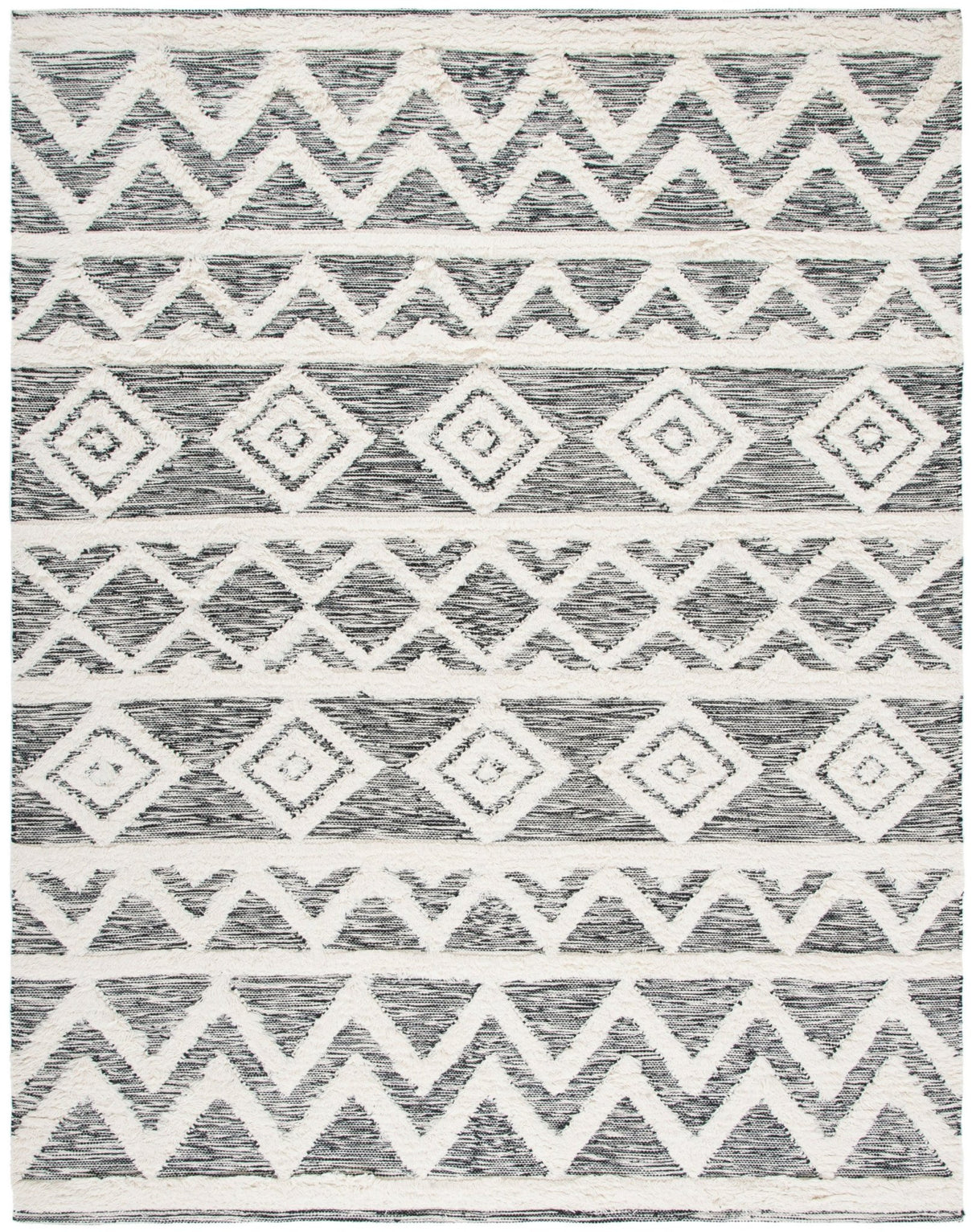 Safavieh Kenya Kny456A Ivory/Black Rug - Safavieh - kny456a - 8