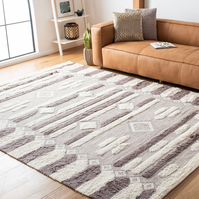 Safavieh Kenya Kny458A Ivory/Brown Rug - Safavieh - kny458a - 8