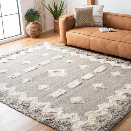 Safavieh Kenya Kny459F Grey/Ivory Rug - Safavieh - kny459f - 8