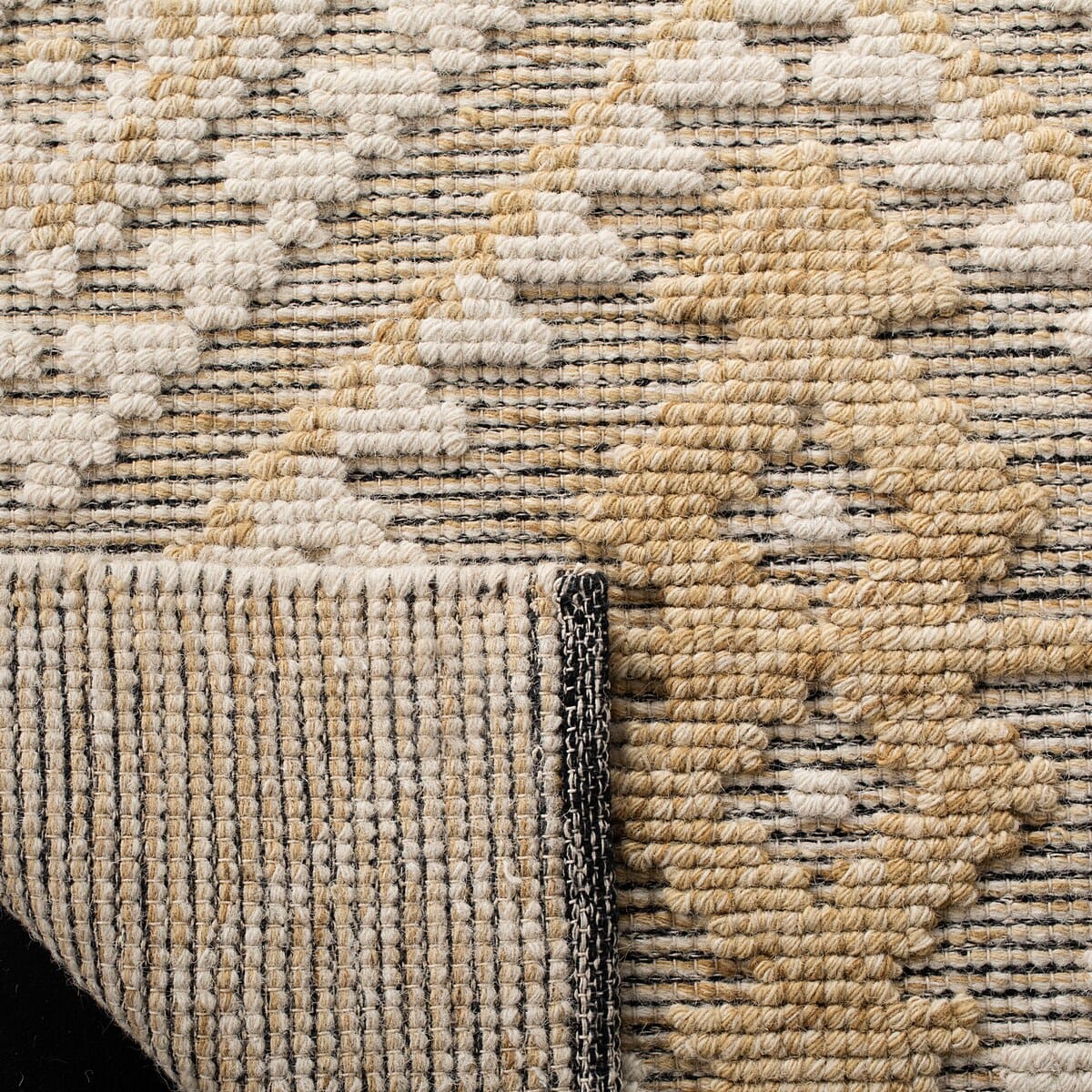 Safavieh Kenya Kny602A Ivory / Gold Rugs - Safavieh - kny602a - 5