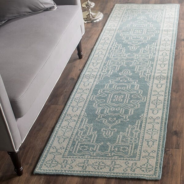 Safavieh Kenya Kny638A Ivory / Blue Rugs - Safavieh - kny638a - 7sq