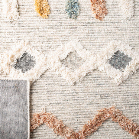 Safavieh Kenya Kny664A Ivory/Blue Rug - Safavieh - kny664a - 7sq