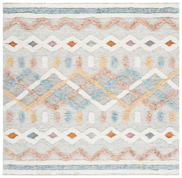 Safavieh Kenya Kny664A Ivory/Blue Rug - Safavieh - kny664a - 7sq