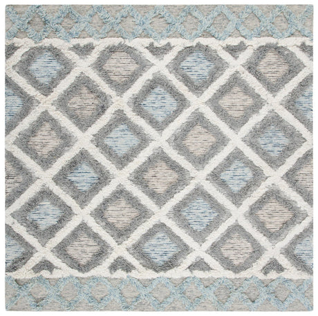 Safavieh Kenya Kny667A Ivory/Grey Rugs - Safavieh - kny667a - 7sq