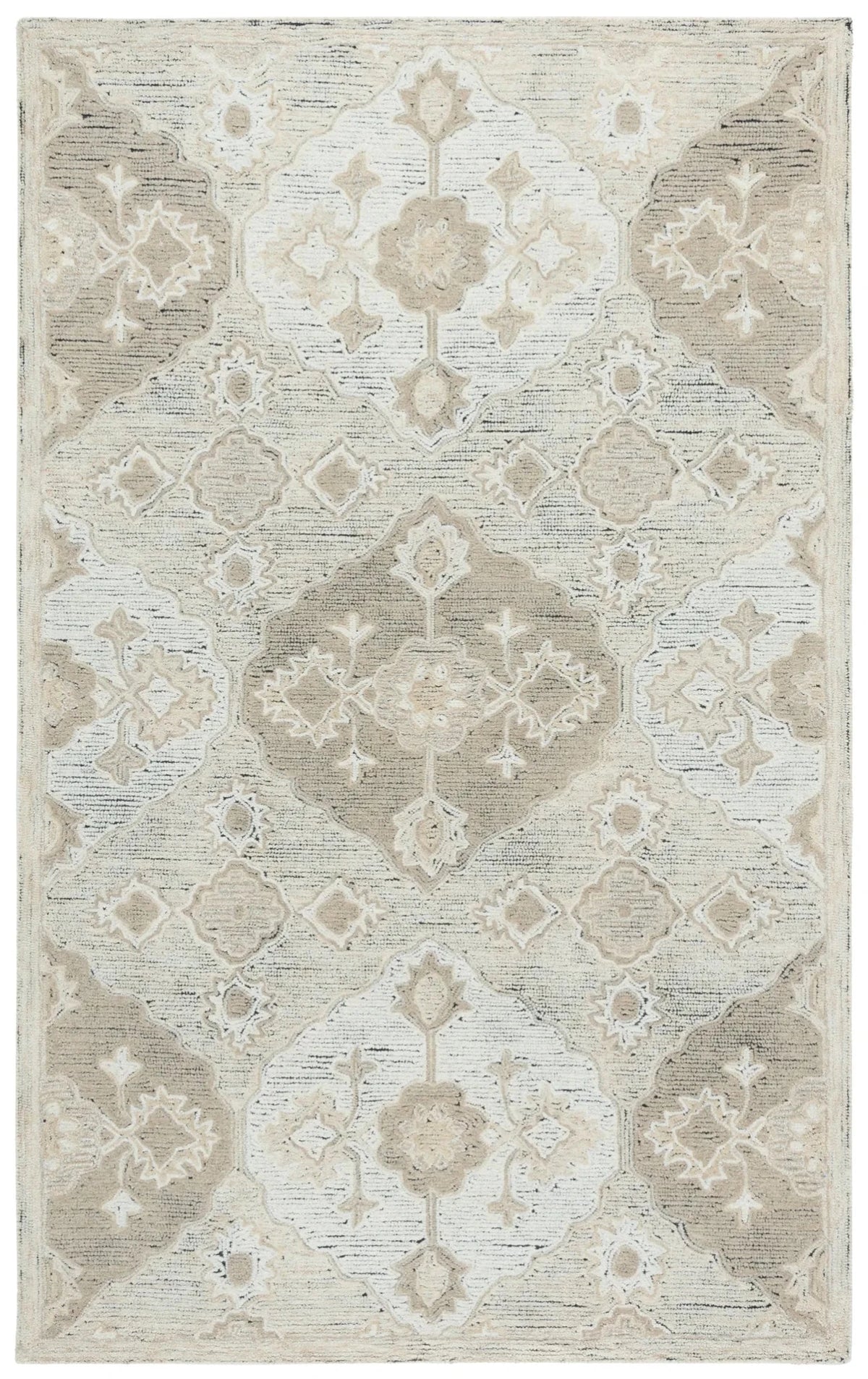 Safavieh Kenya 4'-0" x 6'-0" Rug in Beige / Ivory