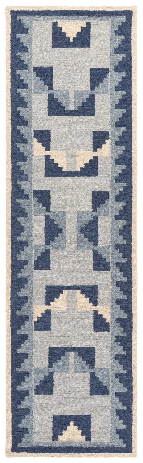 Safavieh Kenya 2'-3" x 8'-0" Rug in Blue / Ivory