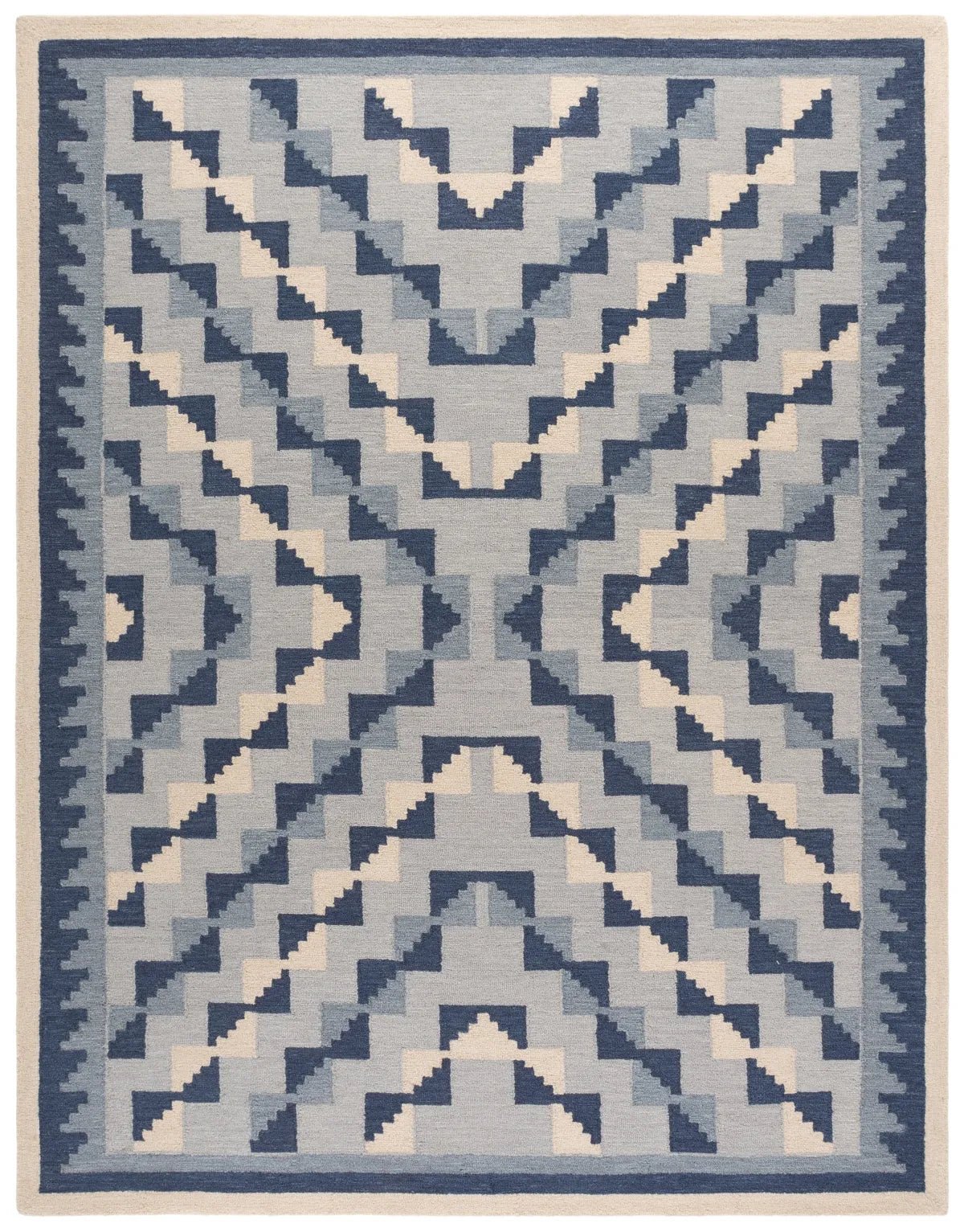 Safavieh Kenya 8'-0" x 10'-0" Rug in Blue / Ivory