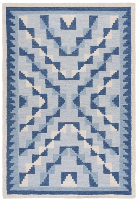 Safavieh Kenya 4'-0" x 6'-0" Rug in Blue / Ivory