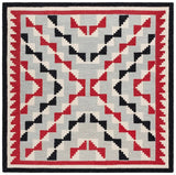 Safavieh Kenya 7'-0" x 7'-0" Rug in Red / Black