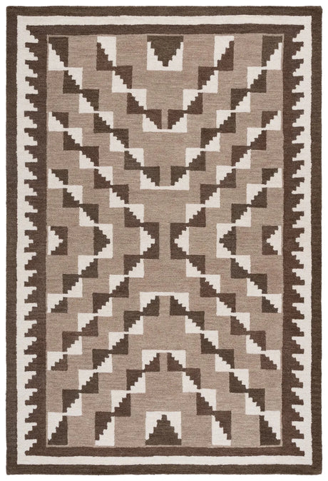 Safavieh Kenya 4'-0" x 6'-0" Rug in Brown / Ivory