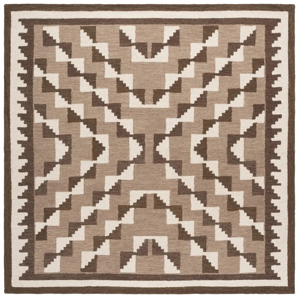 Safavieh Kenya 7'-0" x 7'-0" Rug in Brown / Ivory