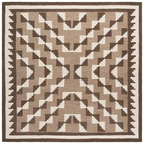 Safavieh Kenya 7'-0" x 7'-0" Rug in Brown / Ivory