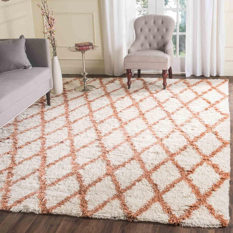 Safavieh Kenya Kny712B Ivory / Terracotta Rugs - Safavieh - kny712b - 6