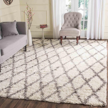 Safavieh Kenya Kny712C Ivory / Grey Rugs - Safavieh - kny712c - 6