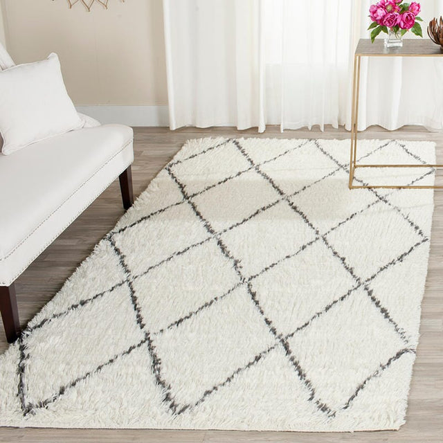 Safavieh Kenya Kny733A Ivory / Grey Rugs - Safavieh - kny733a - 5