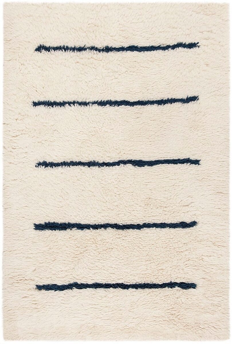 Safavieh Kenya Kny750N Ivory / Navy Rugs - Safavieh - kny750n - 6