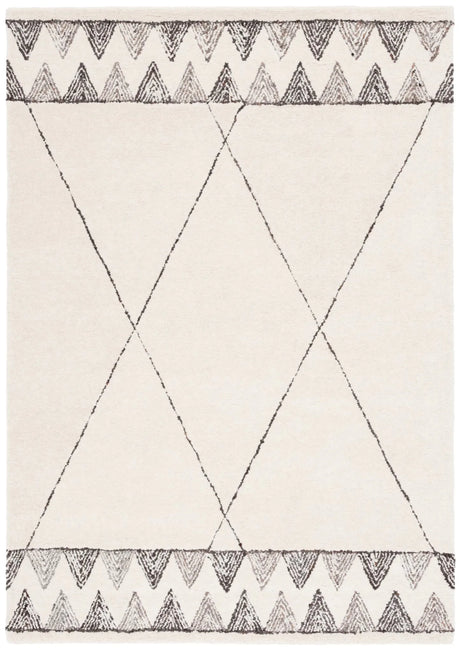Safavieh Kenya 4'-0" x 6'-0" Rug in Ivory / Black