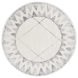 Safavieh Kenya 6'-0" x 6'-0" Rug in Ivory / Black