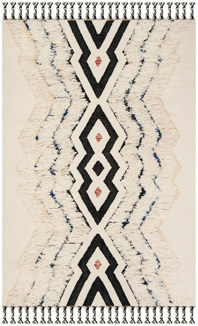 Safavieh Kenya Kny905A Ivory/Black Blue Rug - Safavieh - kny905a - 3