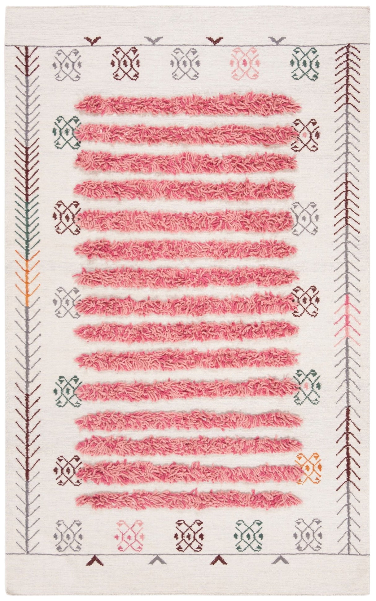 Safavieh Kenya Kny912U Ivory/Pink Rug - Safavieh - kny912u - 6