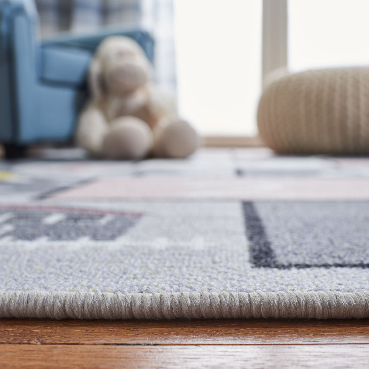 Safavieh Kids Playhouse Kph226A Grey/Pink Rugs - Safavieh - kph226a - 3