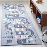 Safavieh Kids Playhouse Kph226A Grey/Pink Rugs - Safavieh - kph226a - 3