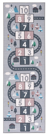 Safavieh Kids Playhouse Kph226A Grey/Pink Rugs - Safavieh - kph226a - 3