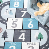 Safavieh Kids Playhouse Kph226F Grey/Blue Rugs - Safavieh - kph226f - 5r