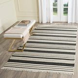Safavieh Kilim Klm101C Ivory / Black Rugs - Safavieh - klm101c - 4