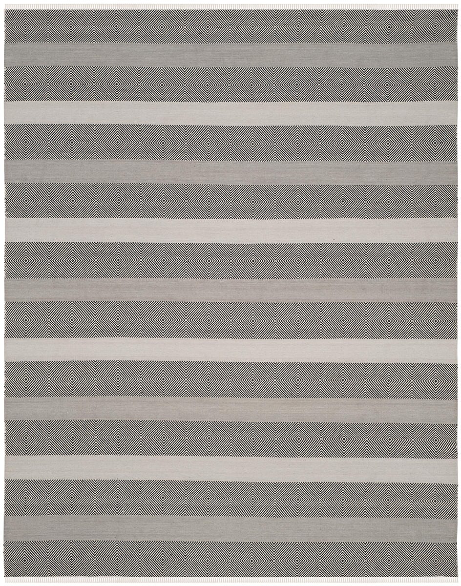Safavieh Kilim Klm103A Grey / Black Rugs - Safavieh - klm103a - 4