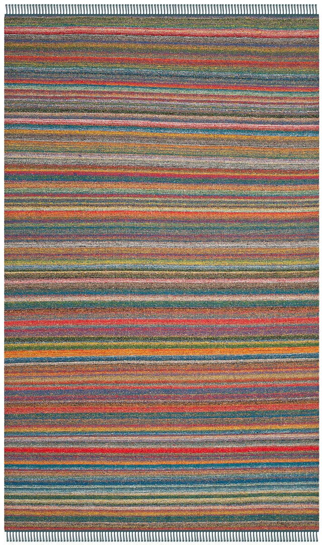 Safavieh Kilim Klm108B Blue / Orange Rugs - Safavieh - klm108b - 4