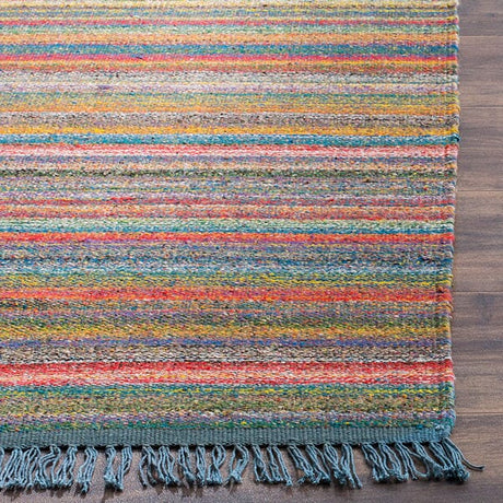 Safavieh Kilim Klm108B Blue / Orange Rugs - Safavieh - klm108b - 4