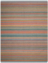Safavieh Kilim Klm108B Blue / Orange Rugs - Safavieh - klm108b - 4
