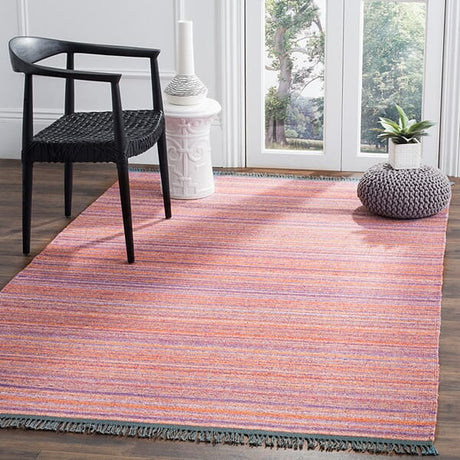 Safavieh Kilim Klm108D Purple / Rust Rugs - Safavieh - klm108d - 4