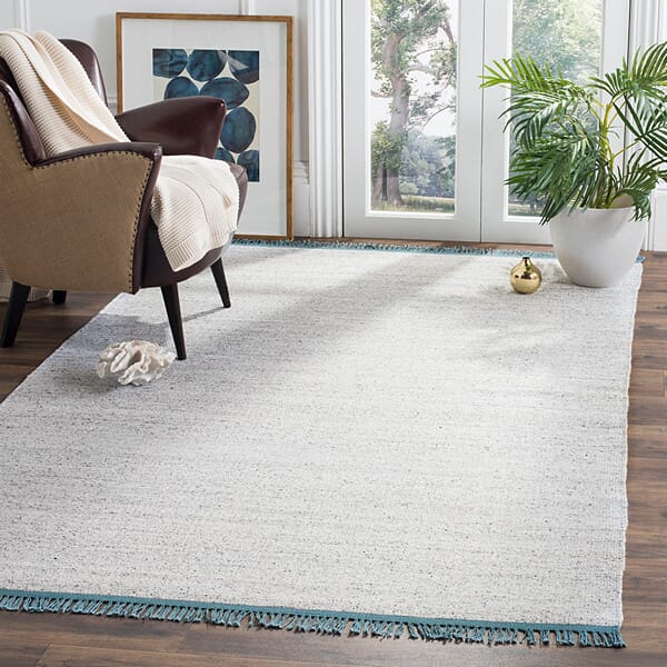 Safavieh Kilim Klm111A Grey / Ivory Rugs - Safavieh - klm111a - 4