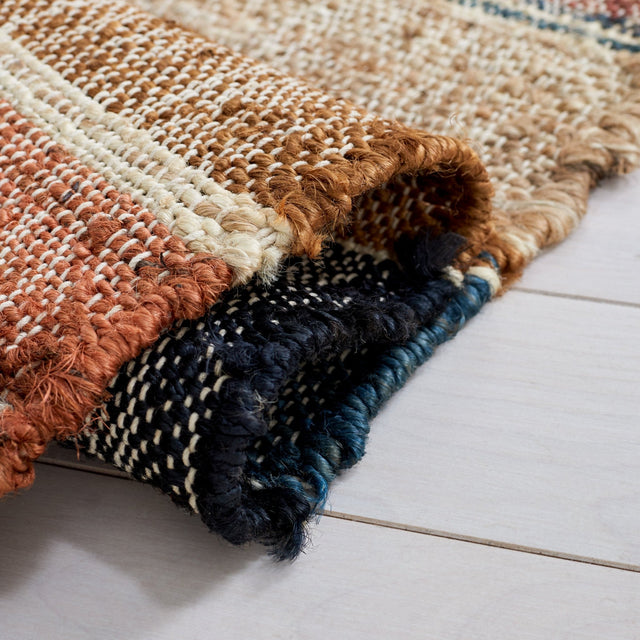 Safavieh Kilim Klm177M Blue/Rust Rug - Safavieh - klm177m - 29