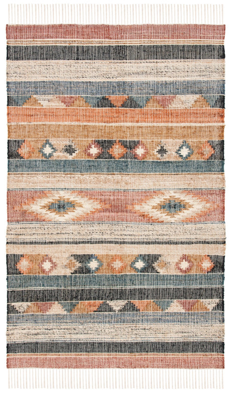 Safavieh Kilim Klm177M Blue/Rust Rug - Safavieh - klm177m - 3