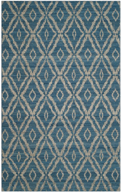 Safavieh Kilim Klm215A Blue / Grey Rugs - Safavieh - klm215a - 5