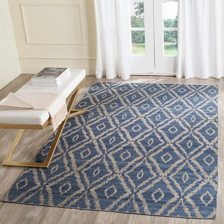 Safavieh Kilim Klm215A Blue / Grey Rugs - Safavieh - klm215a - 5