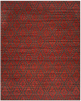 Safavieh Kilim Klm215B Rust / Grey Rugs - Safavieh - klm215b - 4