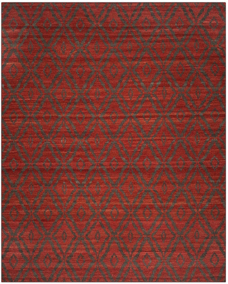 Safavieh Kilim Klm215B Rust / Grey Rugs - Safavieh - klm215b - 4