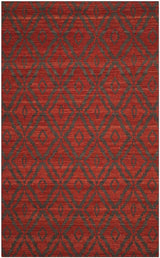 Safavieh Kilim Klm215B Rust / Grey Rugs - Safavieh - klm215b - 4