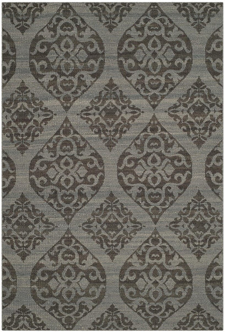 Safavieh Kilim Klm224A Grey / Dark Grey Rugs - Safavieh - klm224a - 4