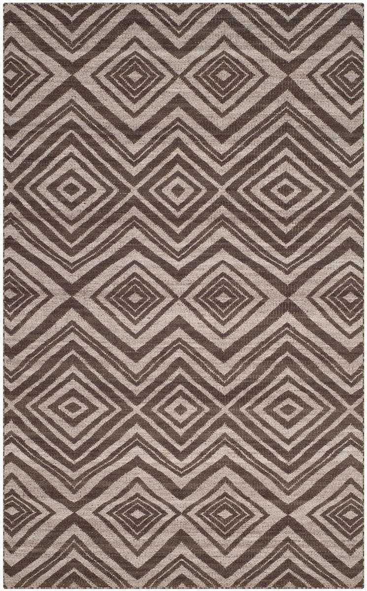 Safavieh Kilim Klm241A Grey / Light Grey Rugs - Safavieh - klm241a - 4