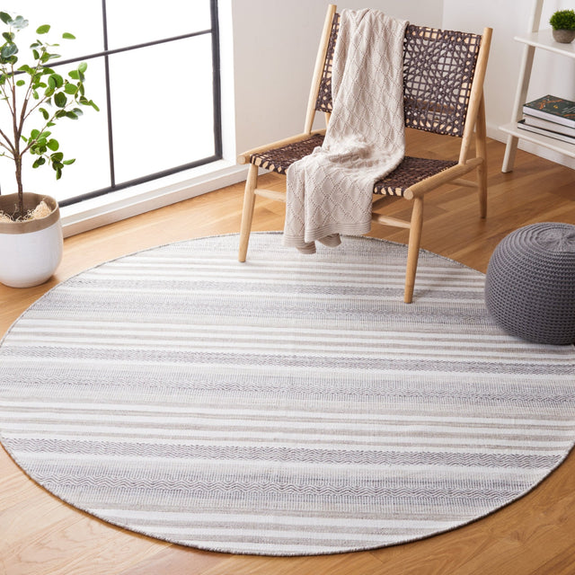 Safavieh Kilim Klm275H Ivory/Charcoal Rug - Safavieh - klm275h - 6r