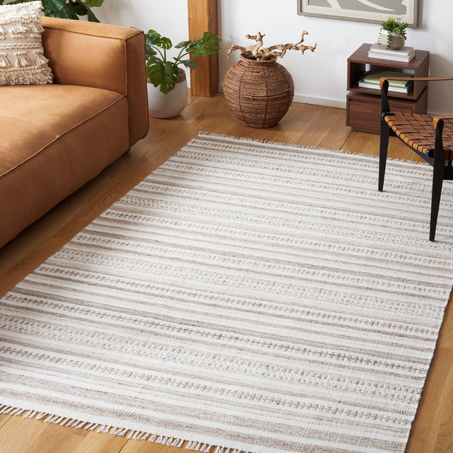 Safavieh Kilim Klm276T Ivory/Light Brown Rug - Safavieh - klm276t - 3